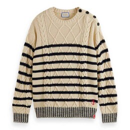 Scotch & Soda: Бежевый свитер 