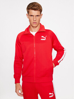 PUMA: Красная толстовка  Iconic T7