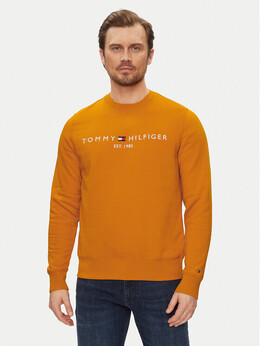 Tommy Hilfiger: Оранжевая толстовка 