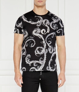 Versace Jeans Couture: Чёрная футболка 