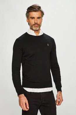 Polo Ralph Lauren: Чёрный свитер 