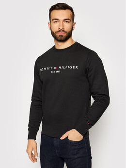 Tommy Hilfiger: Чёрная толстовка 