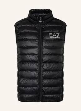 EA7 Emporio Armani: Чёрный жилет 
