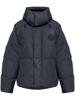 Canada Goose: Чёрный пуховик 