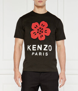 Kenzo: Чёрная футболка 