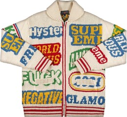Supreme: Бежевый свитер  Hysteric Glamour