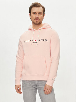 Tommy Hilfiger: Розовая толстовка 
