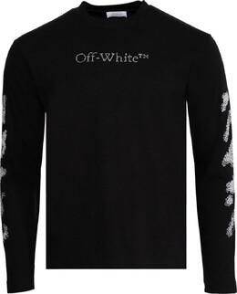 Off-White: Чёрный свитшот 