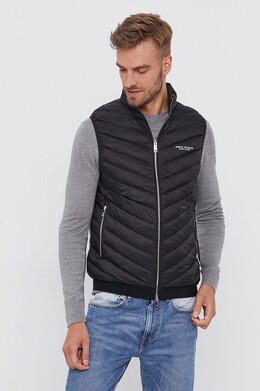 Armani Exchange: Чёрный жилет 