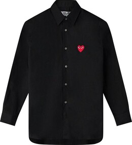 Comme Des Garçons Play: Рубашка  Heart с длинным рукавом
