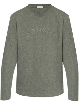 Moncler: Футболка с принтом 