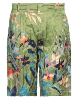 Etro: Зелёные шорты 