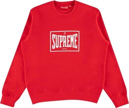 Supreme: Красная толстовка  Warm Up