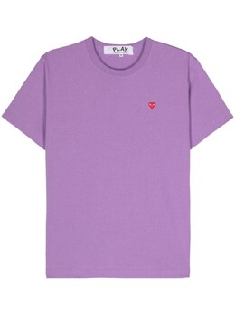 Comme des Garçons: Фиолетовая футболка 