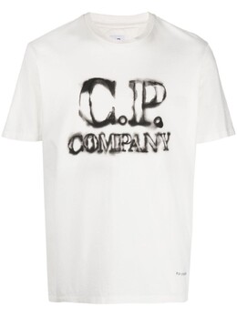 C.P. Company: Белая футболка 