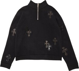 Chrome Hearts: Чёрная толстовка 