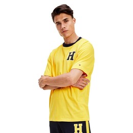 Tommy Jeans: Жёлтая футболка 