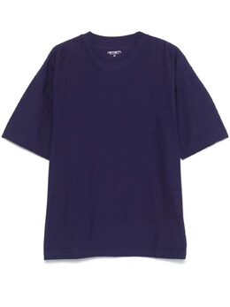 Carhartt WIP: Фиолетовая футболка 