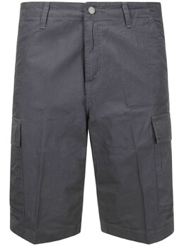 Carhartt WIP: Серые шорты 
