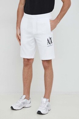 Armani Exchange: Белые шорты 