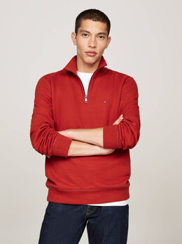 Tommy Hilfiger: Красная толстовка  Essential