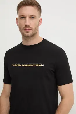 Karl Lagerfeld: Чёрная футболка 