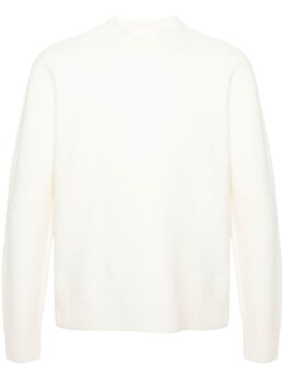 Jil Sander: Белый свитер 
