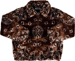Supreme: Куртка  Bandana из искусственного меха