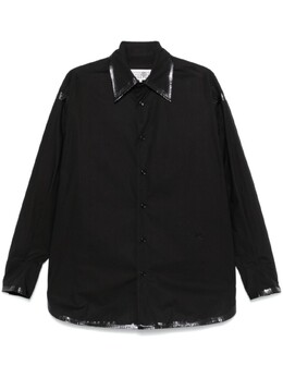 MM6 Maison Margiela: Чёрная рубашка 