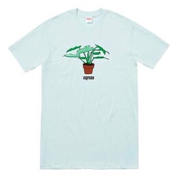 Supreme: Голубая футболка 