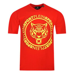 Plein Sport: Красная футболка 