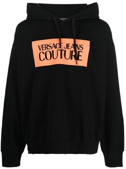 Versace Jeans Couture: Чёрная толстовка 