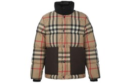 Burberry: Пуховик в клетку 