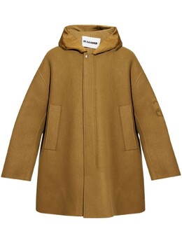 Jil Sander: Коричневое пальто 