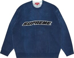 Supreme: Синий свитер 