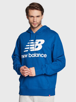 New Balance: Синяя толстовка 