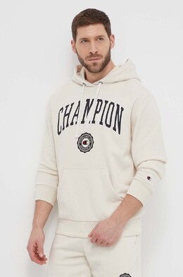 Champion: Бежевая толстовка 