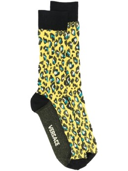 Versace: Жёлтые носки 