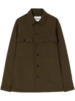 Jil Sander: Рубашка из фланели 