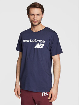 New Balance: Синяя футболка  Core