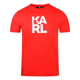 Karl Lagerfeld: Красная футболка 
