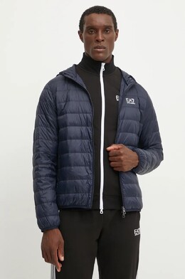 EA7 Emporio Armani: Тёмная куртка 