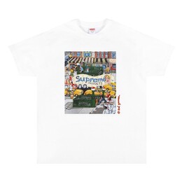 Supreme: Белая футболка 