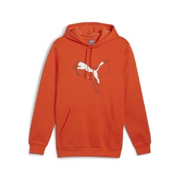 PUMA: Оранжевая толстовка 