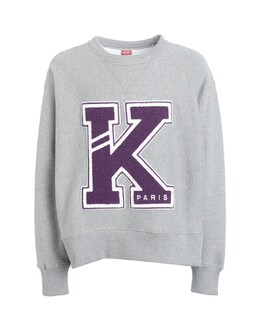 Kenzo: Серая толстовка 
