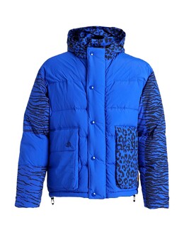 Kenzo: Синий пуховик 