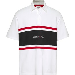 Tommy Jeans: Белое поло 