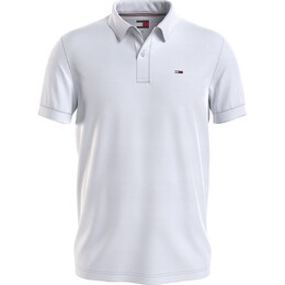 Tommy Jeans: Белое поло 