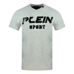 Plein Sport: Серая футболка 