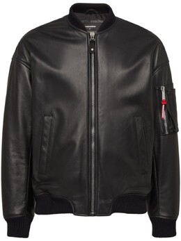 Dsquared2: Кожаная куртка 